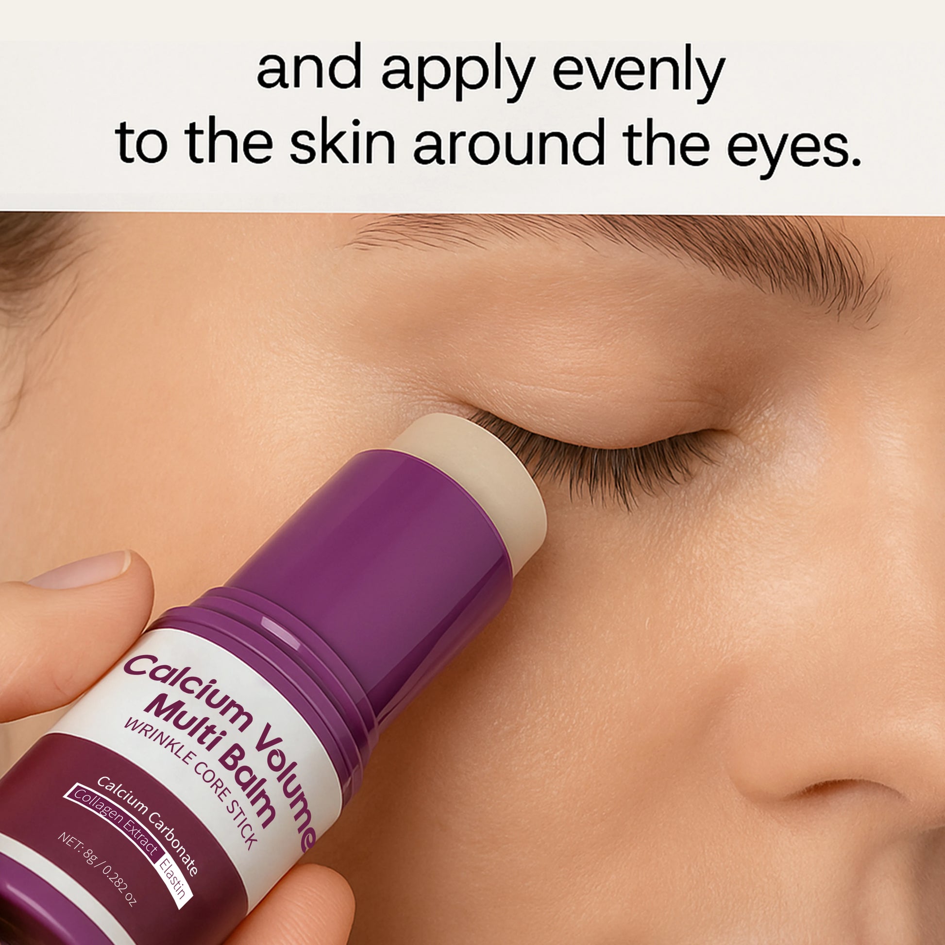 Calcium Volume Multi Balm for Smoothing Fine Lines Firms and Lifts Eye Skin Wrinkle Stick for Unisex Brightens and Soothes Skin
